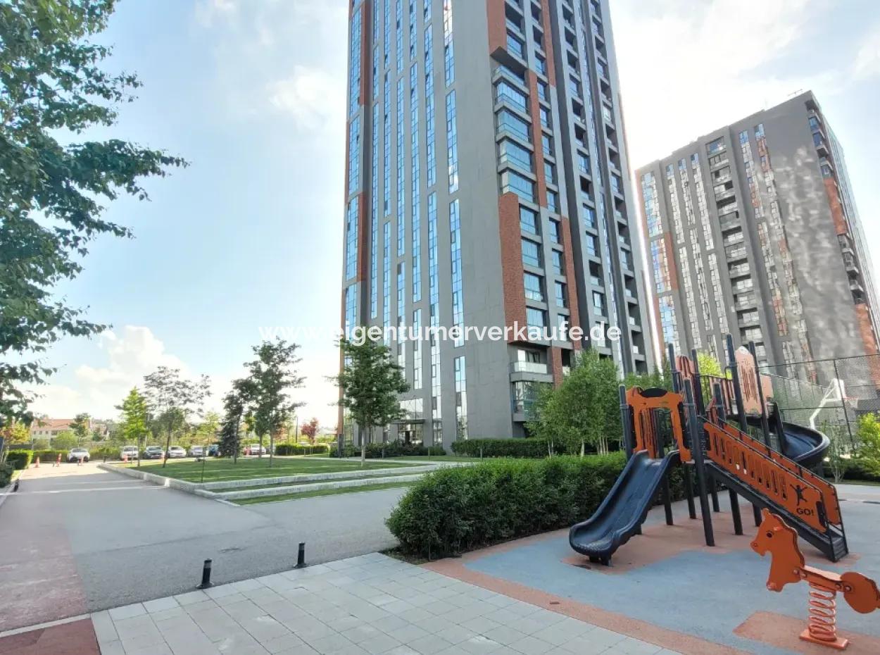 3+1 130 M² 23. Stock Parkblick Südfront Wohnung Zum Verkauf In Beytepe İncek Bulvar Loft Complex