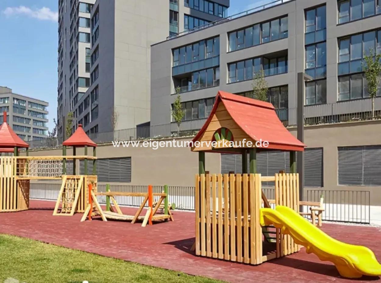 İncek Loft Zu Vermieten 2+1 85 M² 4. Stock Mogan Fassade Wohnung