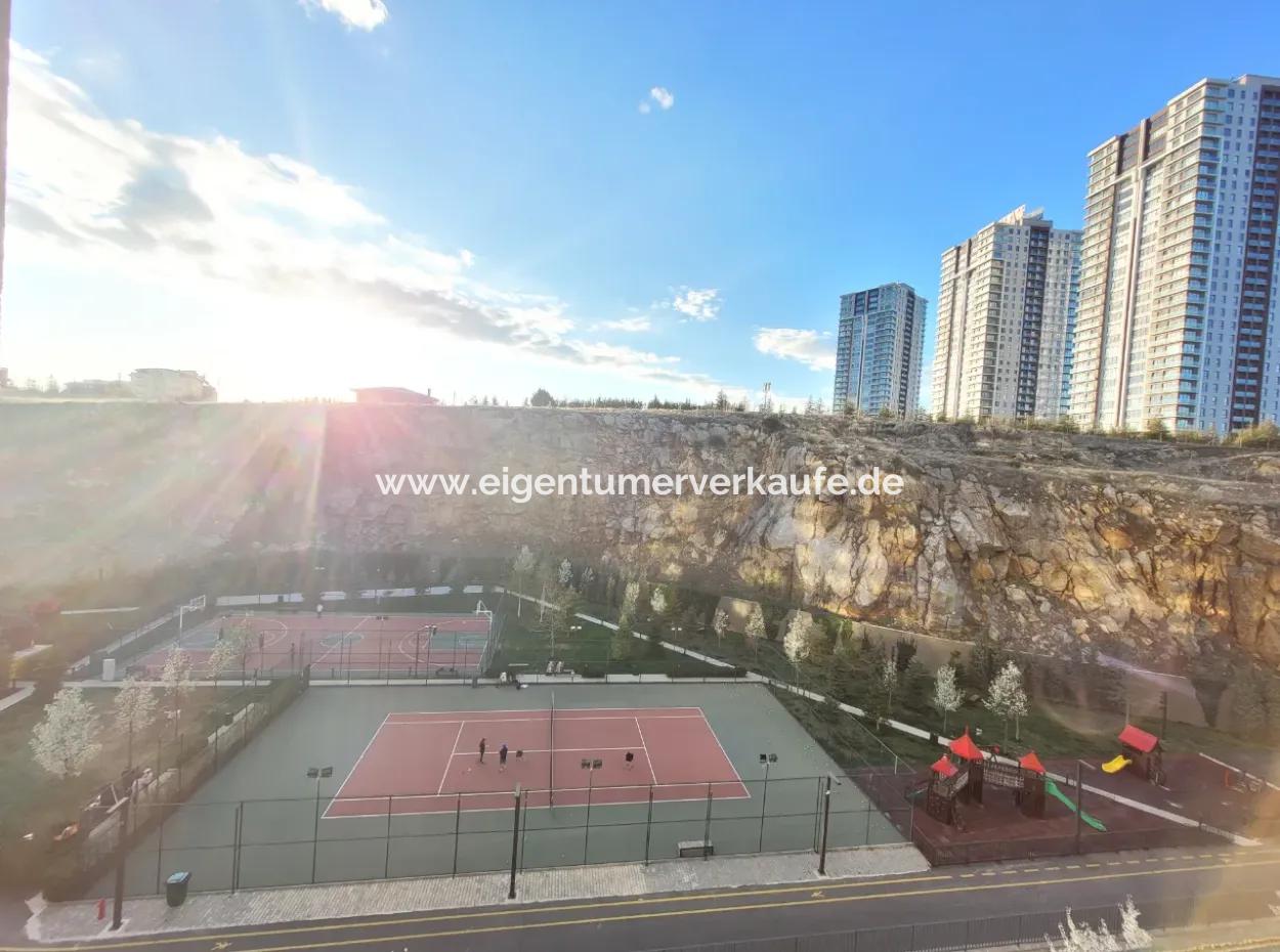 Golbasi - Ankara - Türkei Erstaunliche 1+1 Wohnung Mit Seeblick Zu Vermieten Mit Luxuriösen Annehmlichkeiten