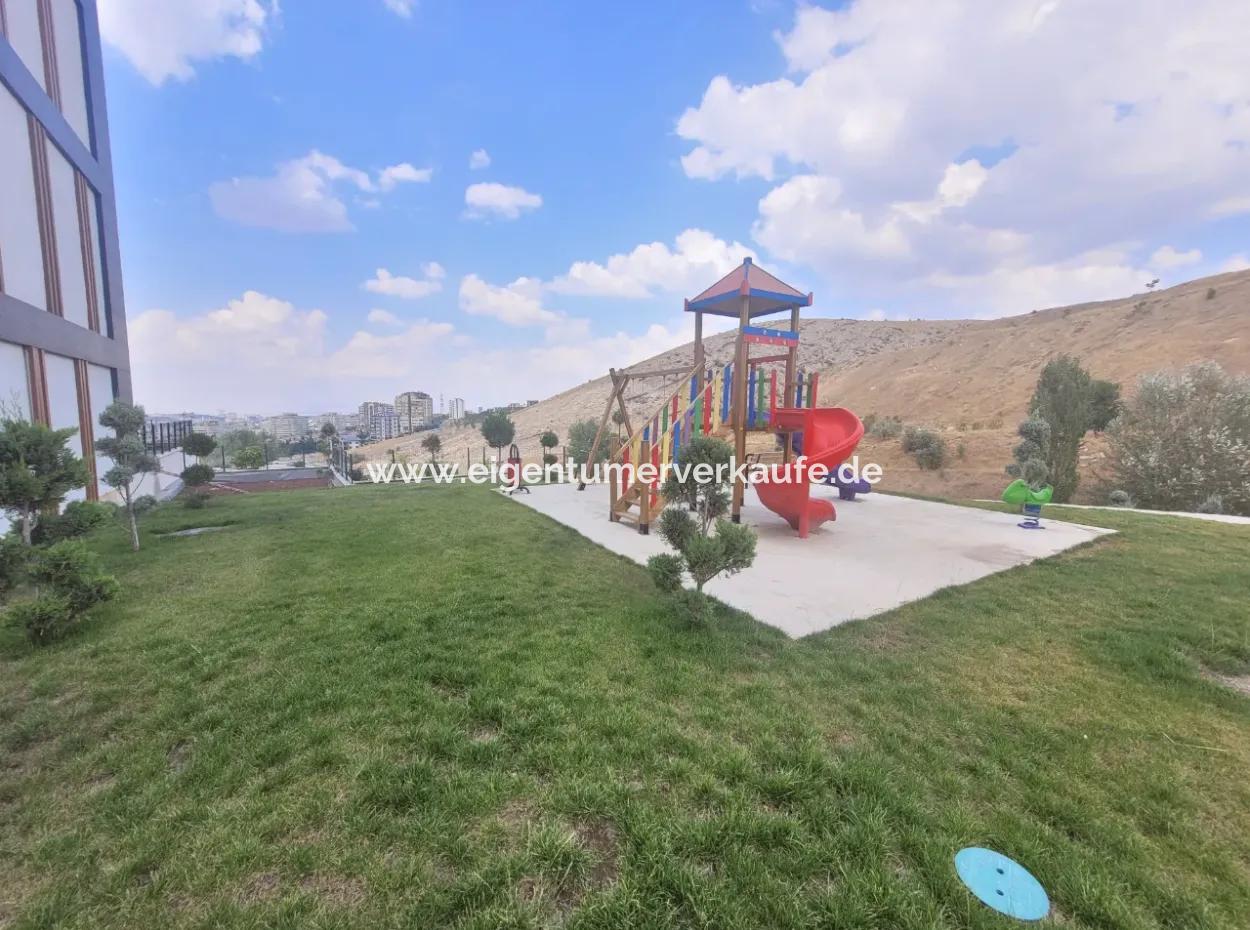 Ankara Çayyolu Alacaatli Gartenboden Zu Verkaufen 4+1