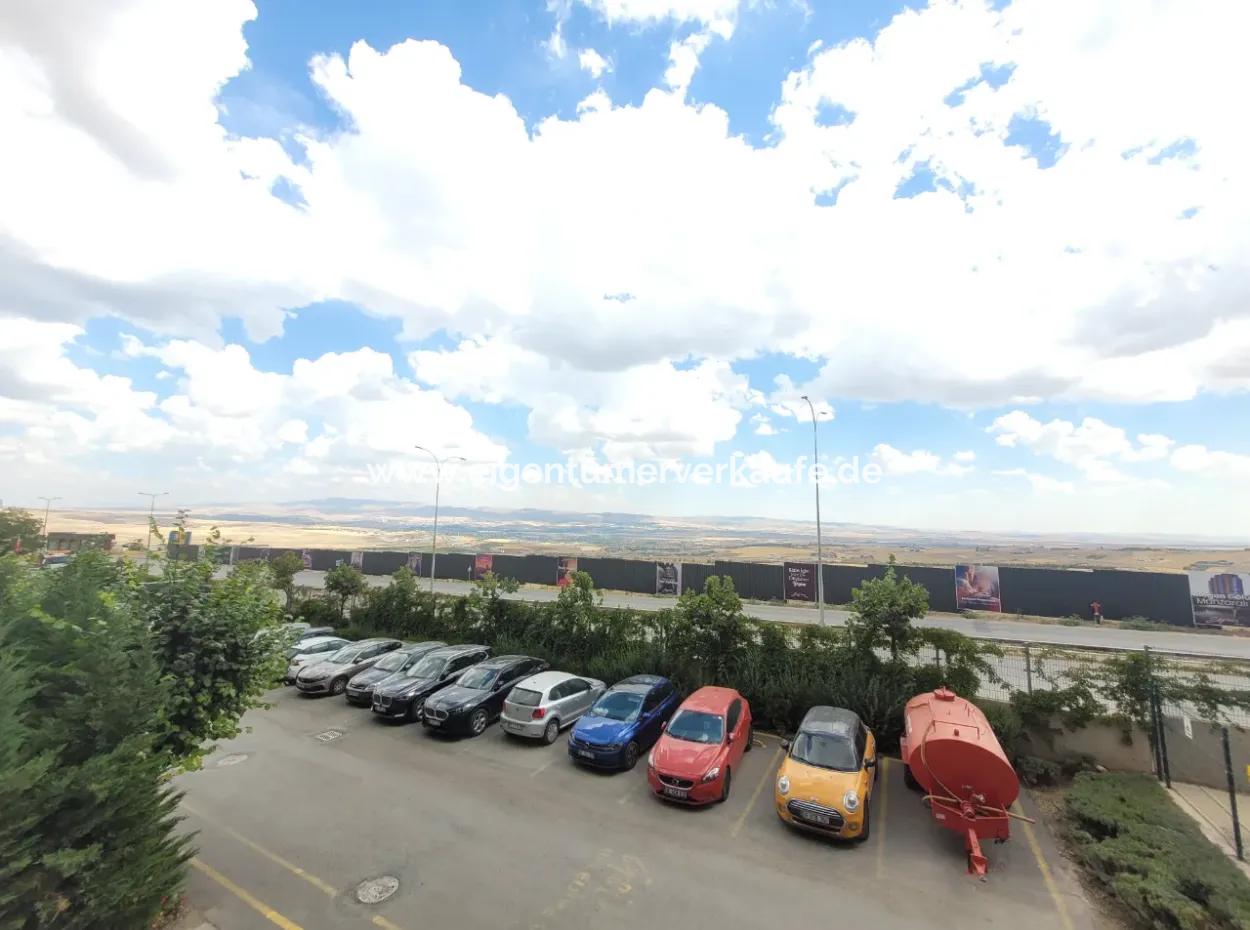 Leeres İncek Loft Zum Verkauf Terrasse 4+1 Blick Auf Mogan 146 M² Wohnung Im 1. Stock