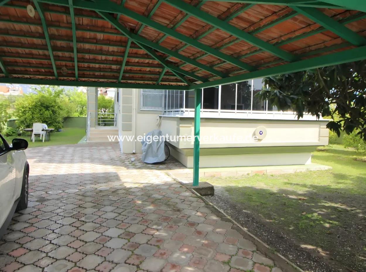 Zum Verkauf Steht Eine Gartenwohnung Mit 3 Schlafzimmern Und 1 Wohnzimmer Auf Einem 585M2 Grundstück In Köyceğiz , Muğla, Türkei