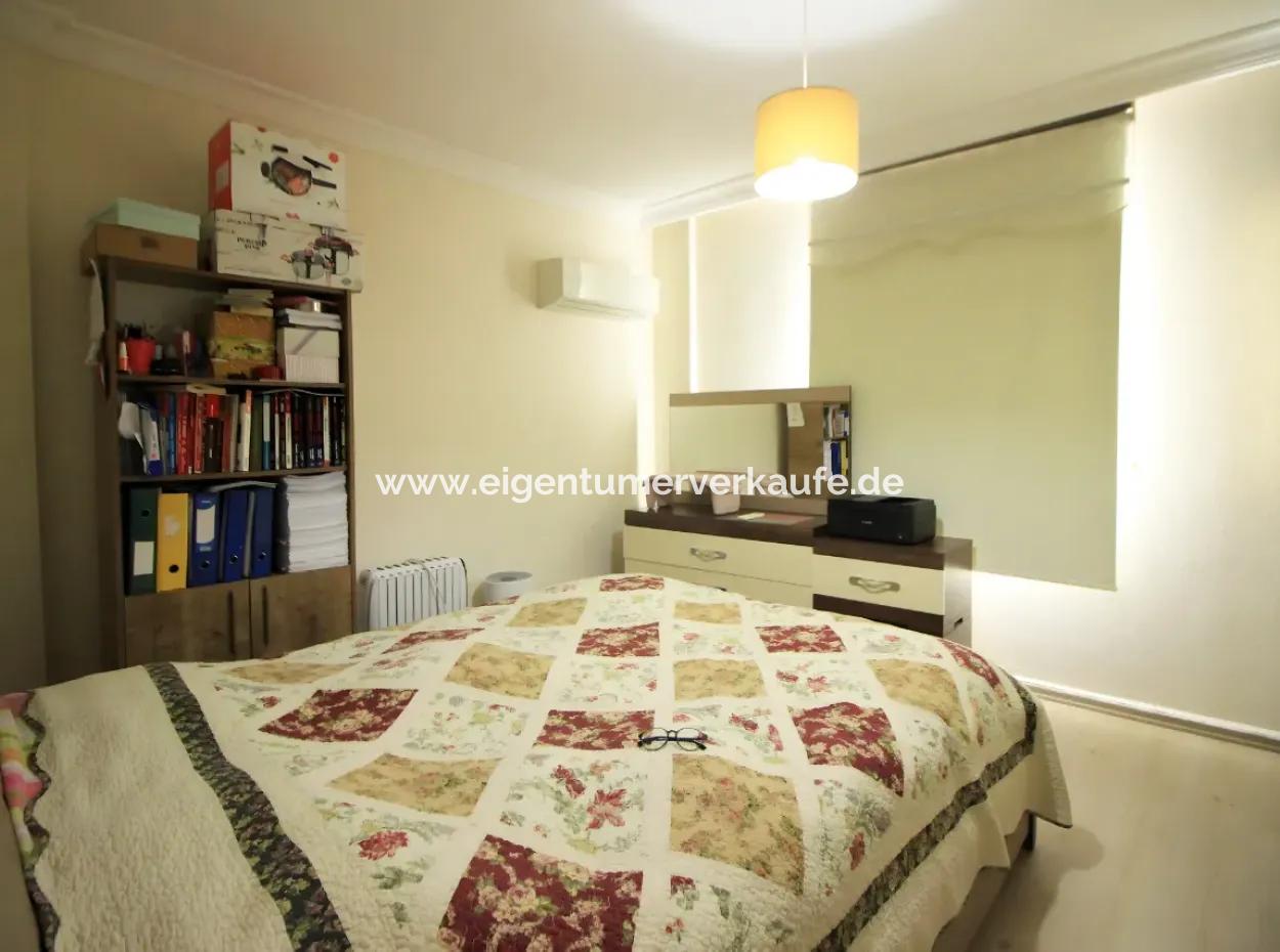 Zum Verkauf Steht Eine Gartenwohnung Mit 3 Schlafzimmern Und 1 Wohnzimmer Auf Einem 585M2 Grundstück In Köyceğiz , Muğla, Türkei