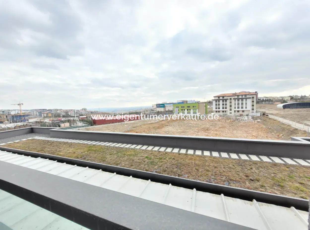 3+1 110 M² Wohnung Im 16. Stock Mit Blick Auf Den Boulevard Zum Verkauf Im Loft-Komplex Beytepe İncek Bulvar