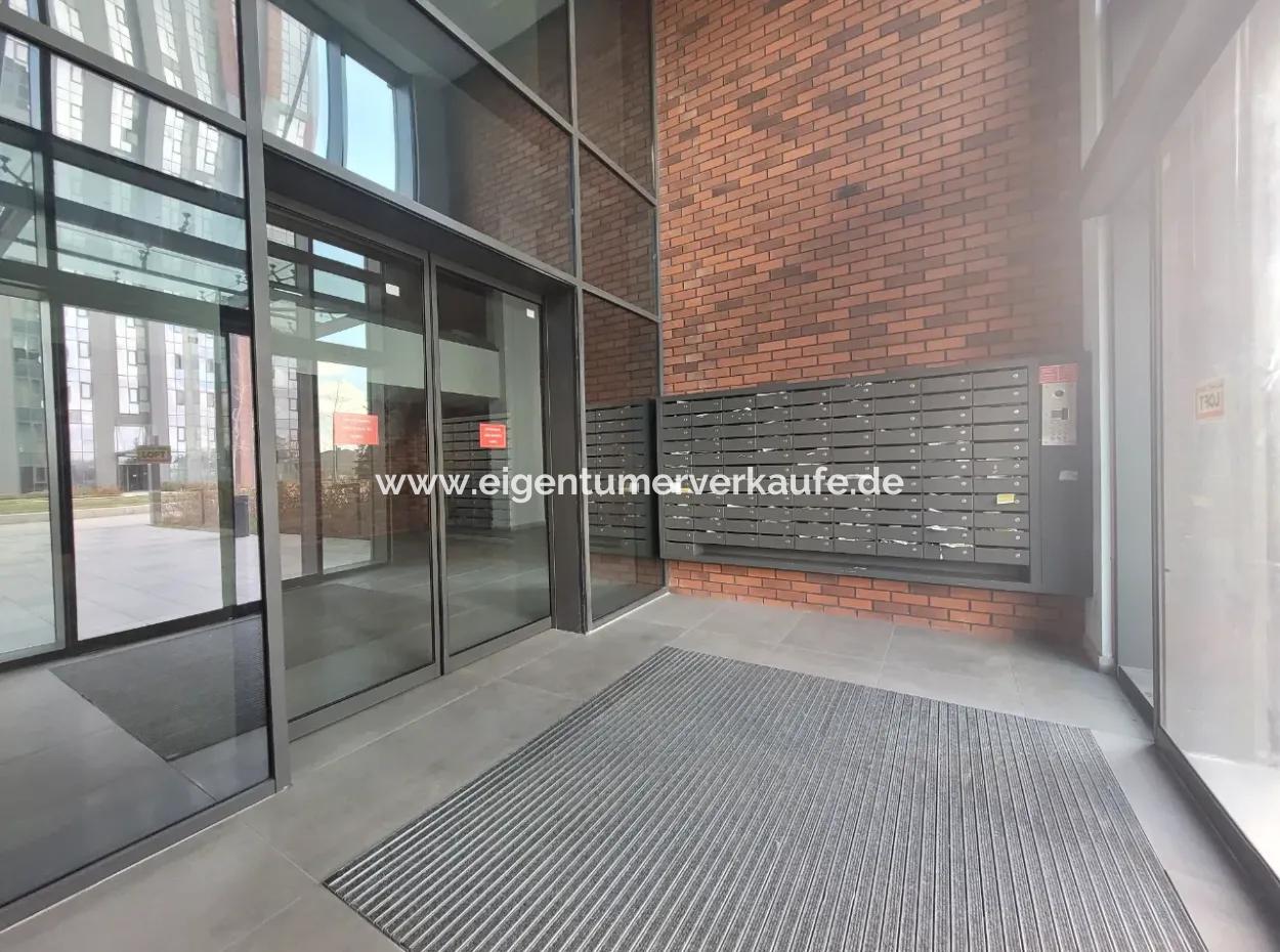 3+1 110 M² Wohnung Im 18. Stock Mit Blick Auf Den Boulevard Zum Verkauf Im Loft-Komplex Beytepe İncek Bulvar