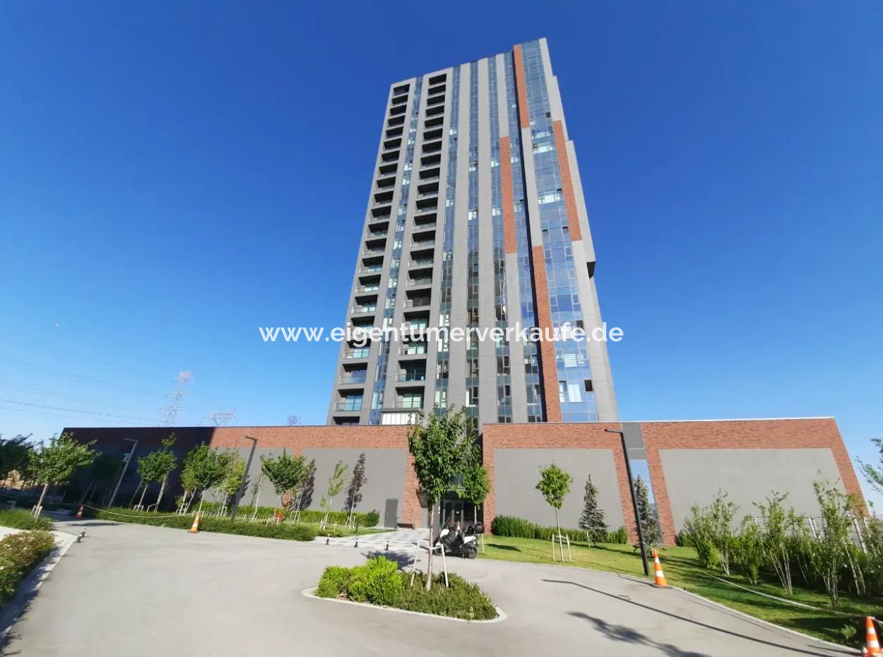 1+1 46 M² 16Nd Floor Mogan Lake View Apartment For Sale In Beytepe İncek Bulvar Loft Complex