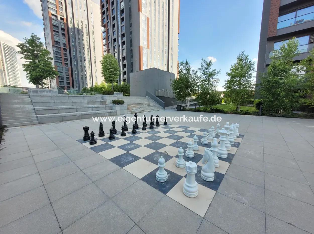 3+1 130 M² 9St Floor Park View South Front Apartment For Sale In Beytepe İncek Bulvar Loft Complex