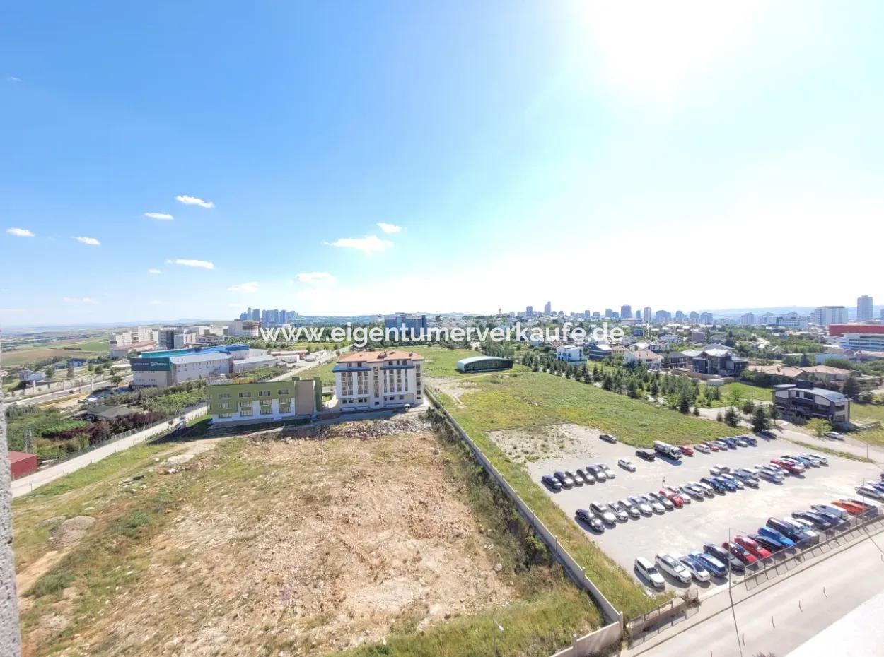 3+1 110M² 8Th Floor Boulevard View Apartment For Sale In Beytepe İncek Bulvar Loft Complex