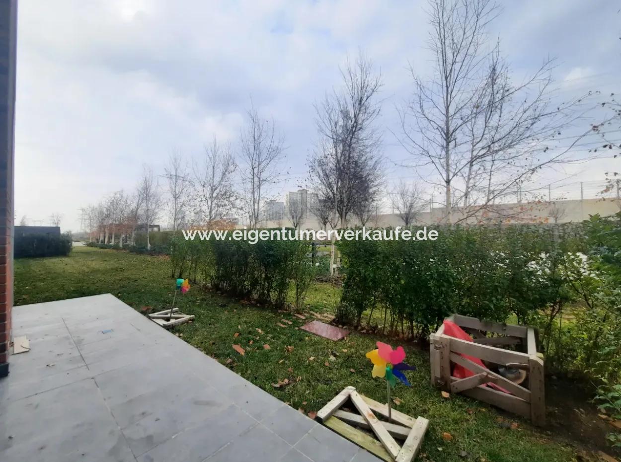 110 M2 2+1 Villa For Sale In Beytepe İncek Bulvar Loft Site Garden Floor Tenantless Apartment