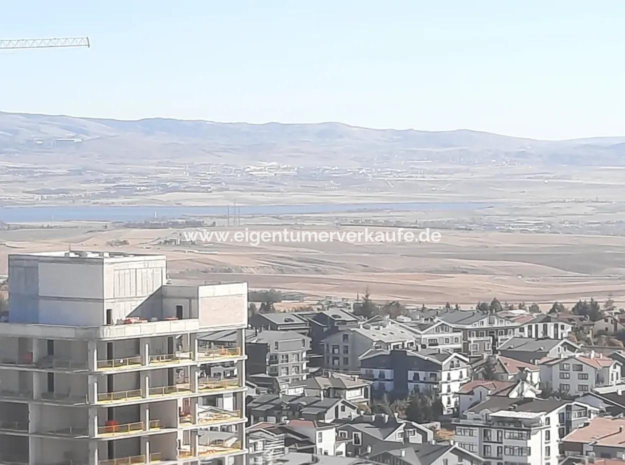 3+1 110M² 19Th Floor Boulevard View Apartment For Rent In Beytepe İncek Boulevard Loft Complex