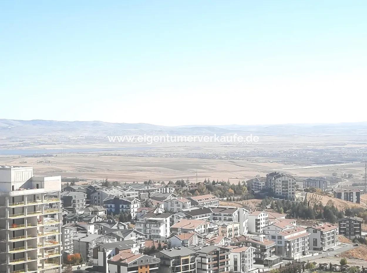 3+1 110M² 19Th Floor Boulevard View Apartment For Rent In Beytepe İncek Boulevard Loft Complex