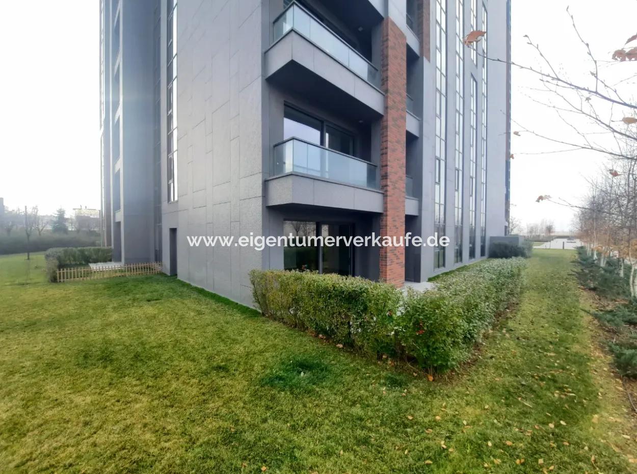 110 M2 2+1 Villa For Sale In Beytepe İncek Bulvar Loft Site Garden Floor Tenantless Apartment