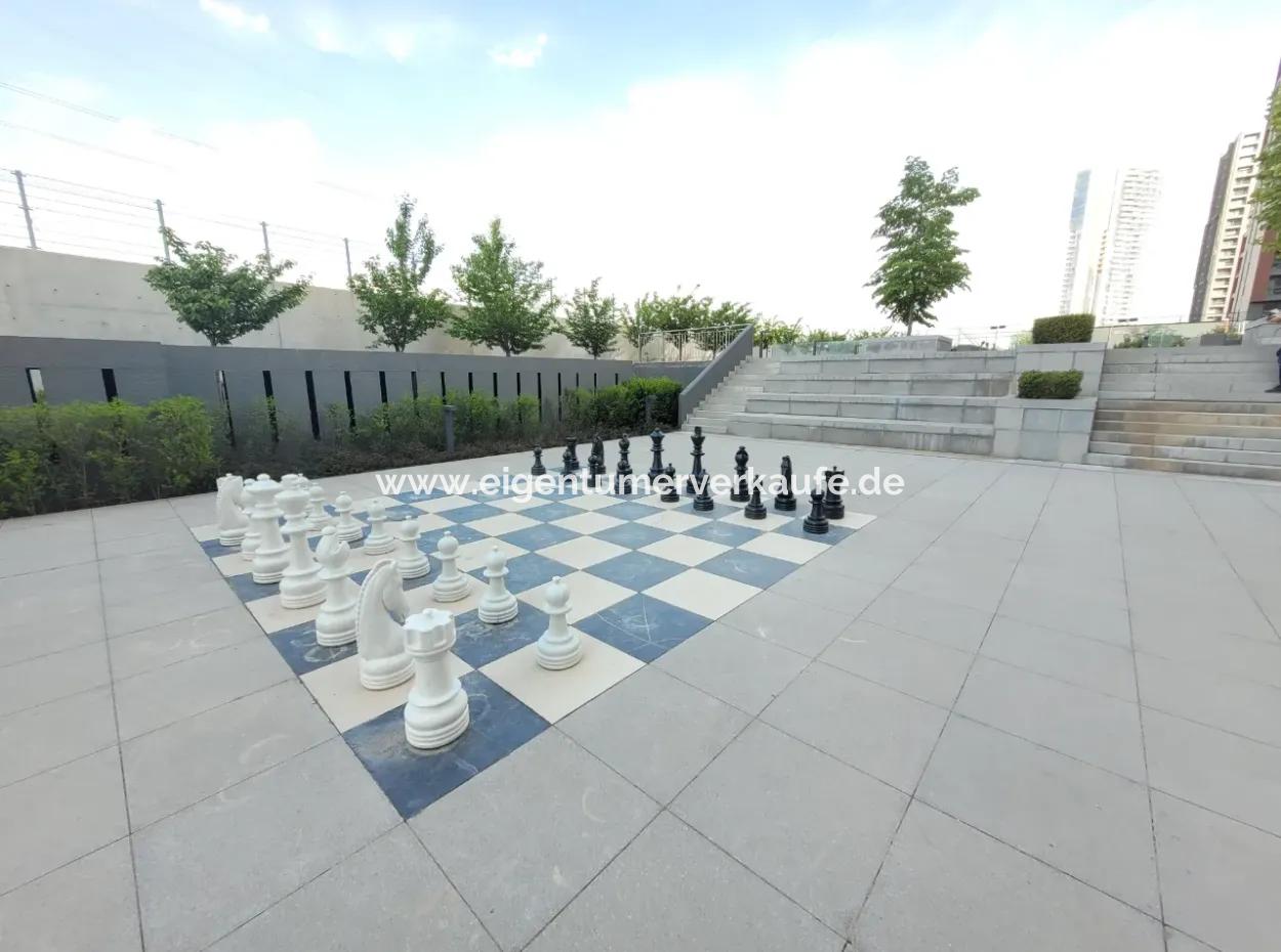 3+1 110M² 19Th Floor Boulevard View Apartment For Rent In Beytepe İncek Boulevard Loft Complex