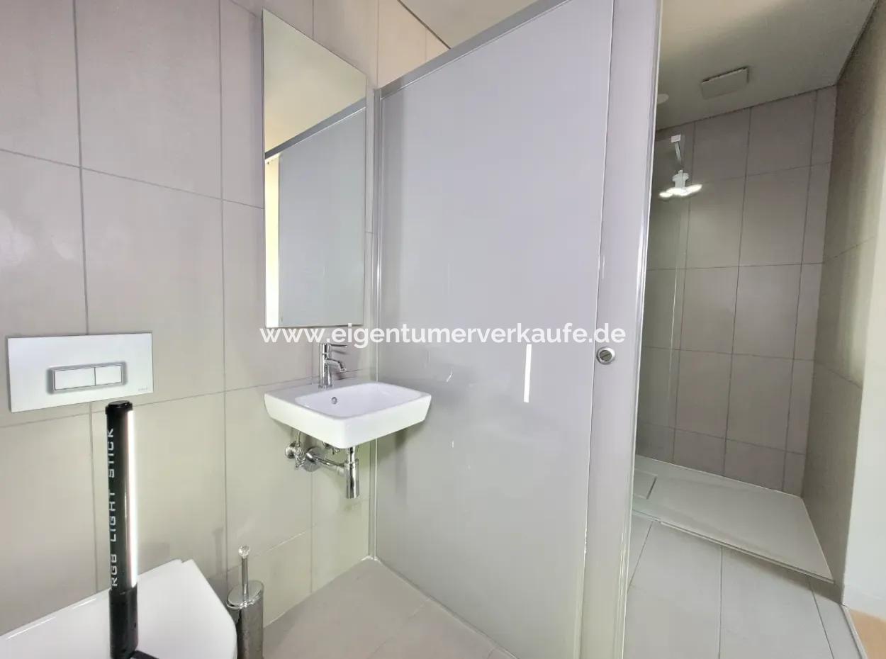 Empty İncek Loft 1+1  11Th Floor Apartment With Lake View For Rent