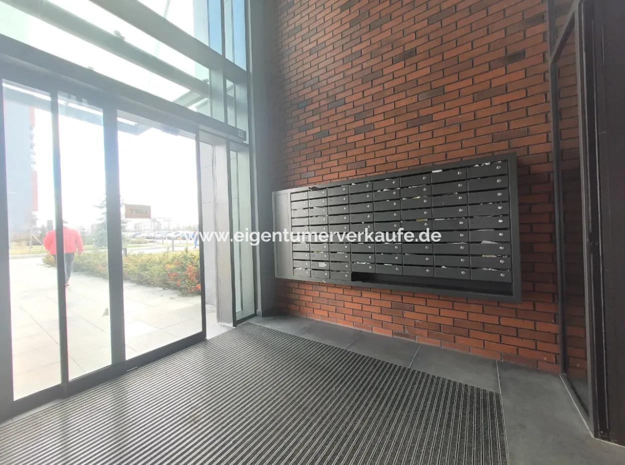 Beytepe İncek Bulvar Loft For Sale 1+1 55 M² 17Th Floor Apartment