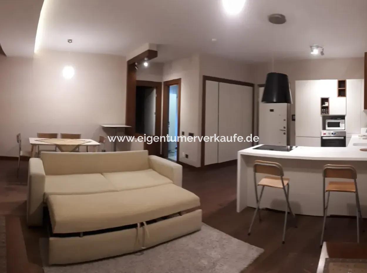 Empty Luxury Furnished İncek Prestige 1+1 62 M² 15Th Floor Apartment For Sale