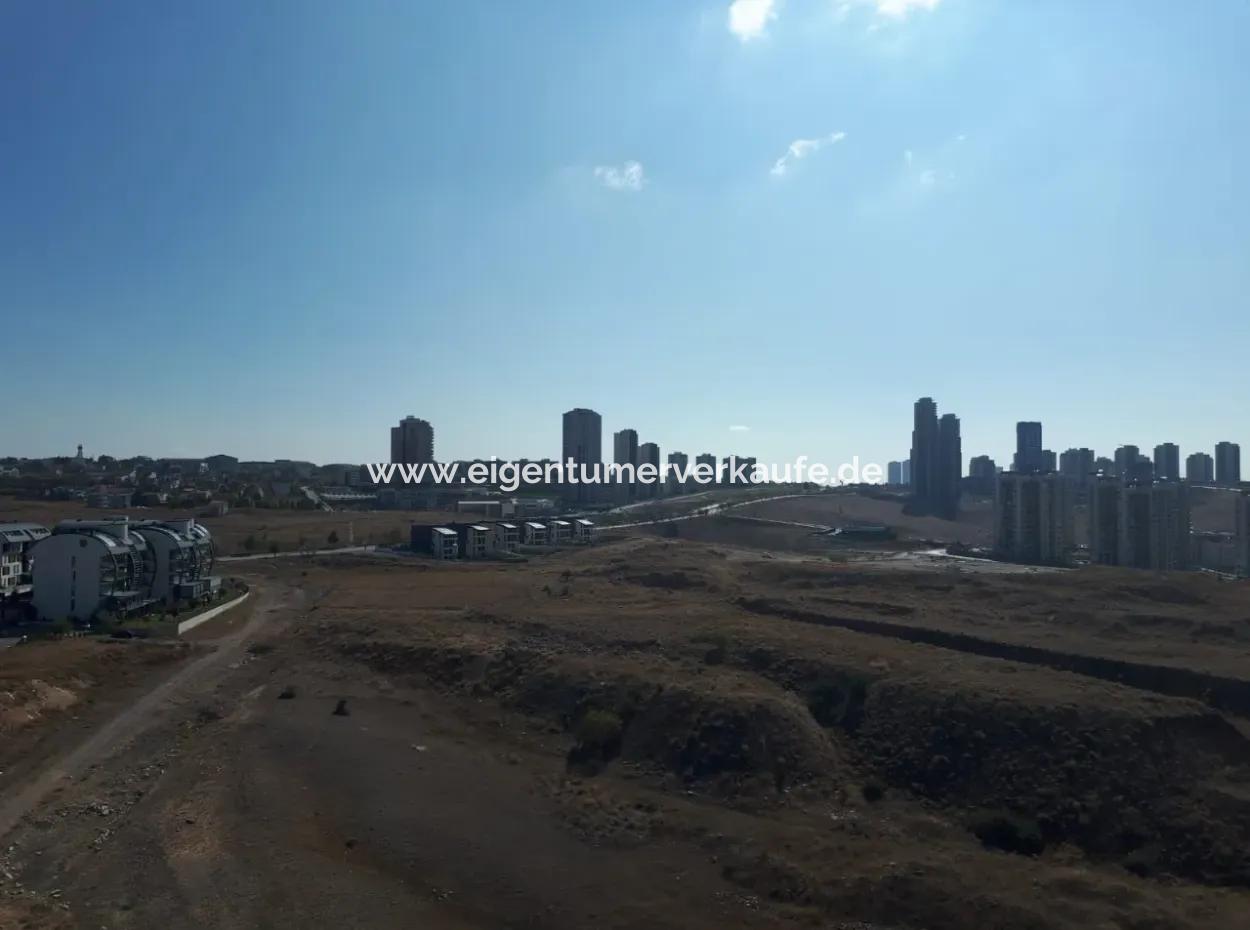 Vacant Luxury Furnished İncek Prestige  18Th Floor Apartment For Rent 1+1 62 M²