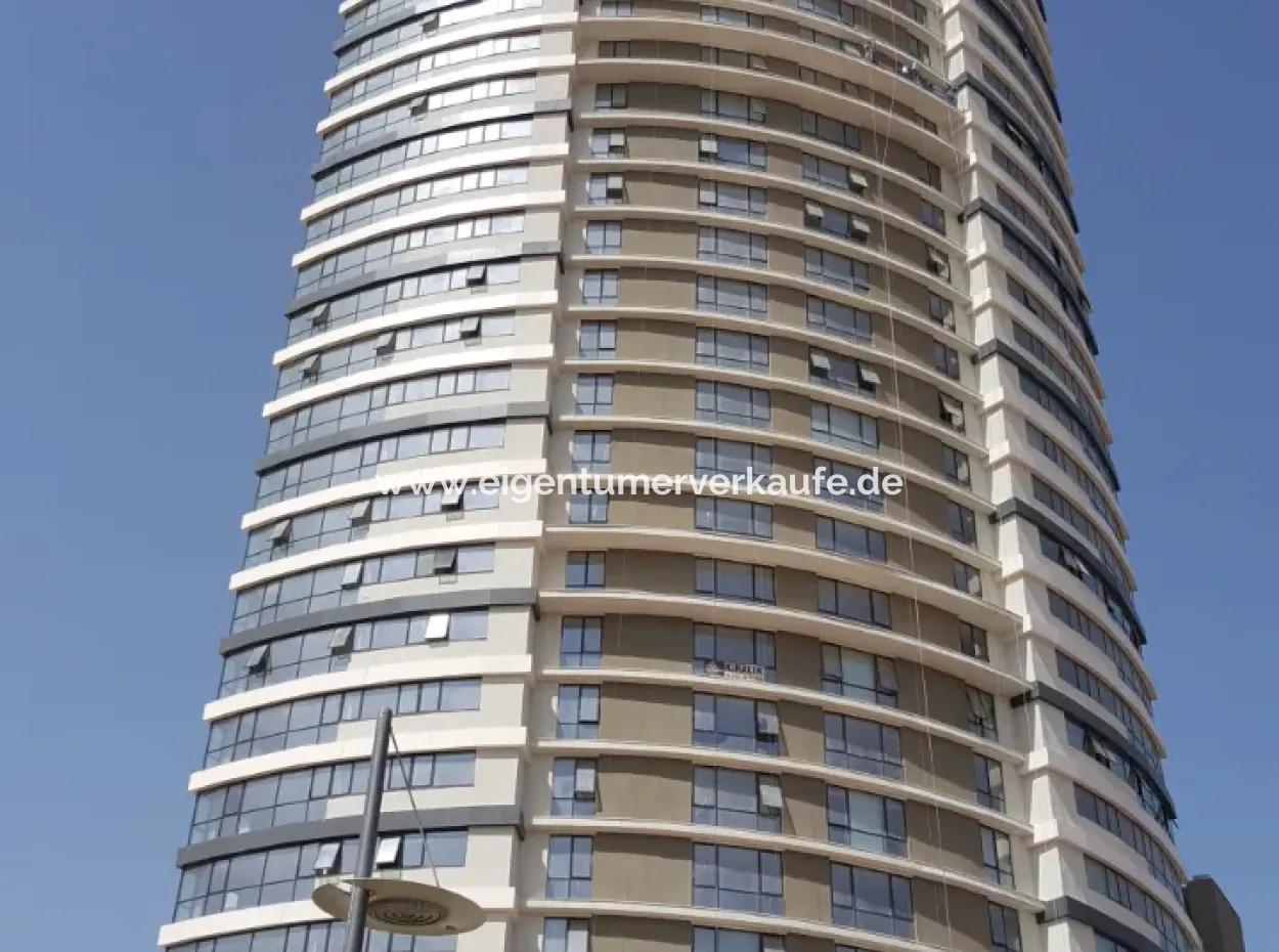 Vacant Luxury Furnished İncek Prestige  18Th Floor Apartment For Rent 1+1 62 M²