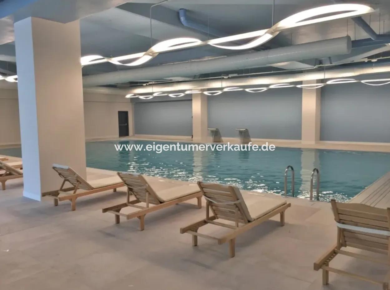 İncek Loft 1+1 14Th Floor Apartment With City View For Rent