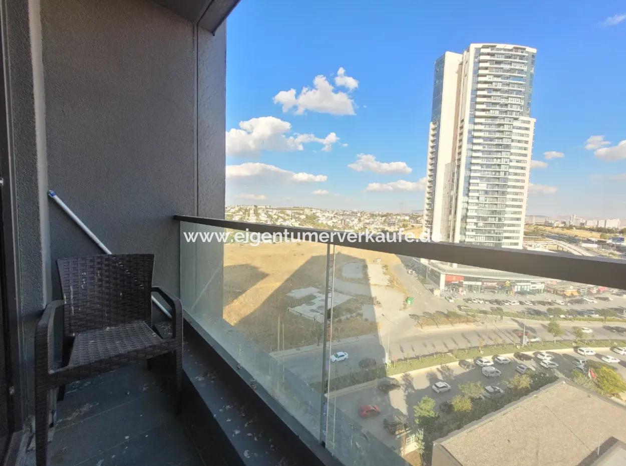 Beytepe İncek Bulvar Loft For Sale 1+1 46 M² 9Th Floor Lake View Flat