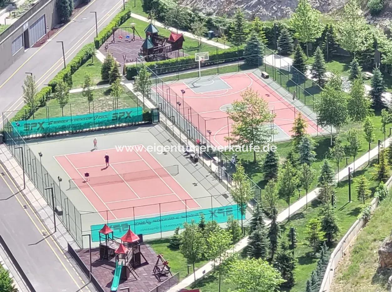 İncek Loft For Sale 1+1 City View 20Th Floor Flat