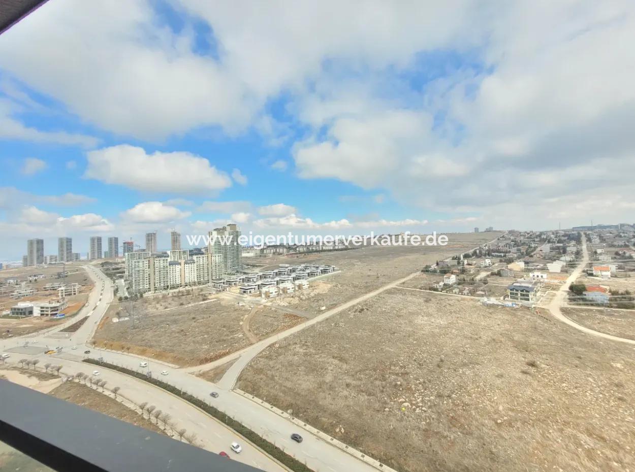 4+1 6Th Floor Tenantless Apartment For Sale In Beytepe İncek Bulvar Loft Complex