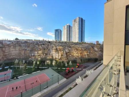İncek Loft 1+1 14Th Floor Apartment With City View For Rent
