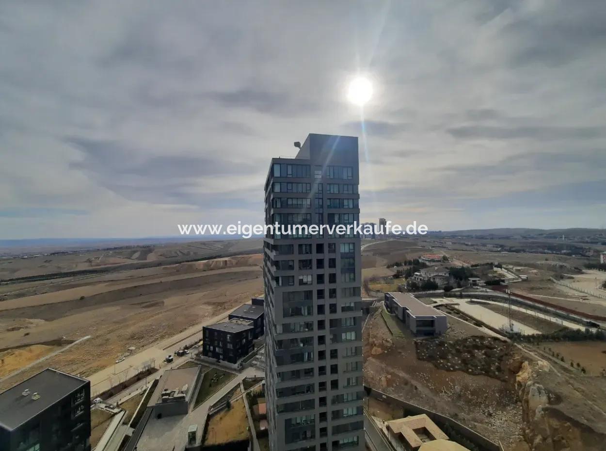 İncek Loft Kiralık  3,5+1  Göl Manzaralı