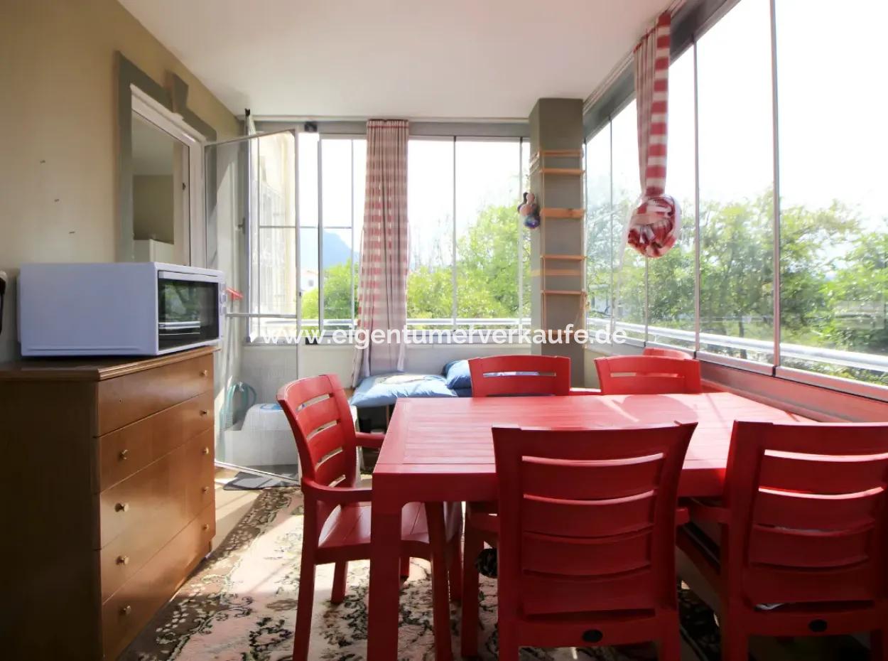 Köyceğiz 585 M² Arsa İçerisinde Satılık 3+1 Bahçe Katı Daire.