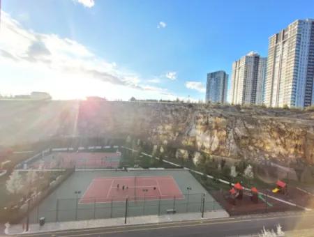 İncek Loft Satılık  3.5+1 140 M² 3.Kat Peyzaj Cephe Daire